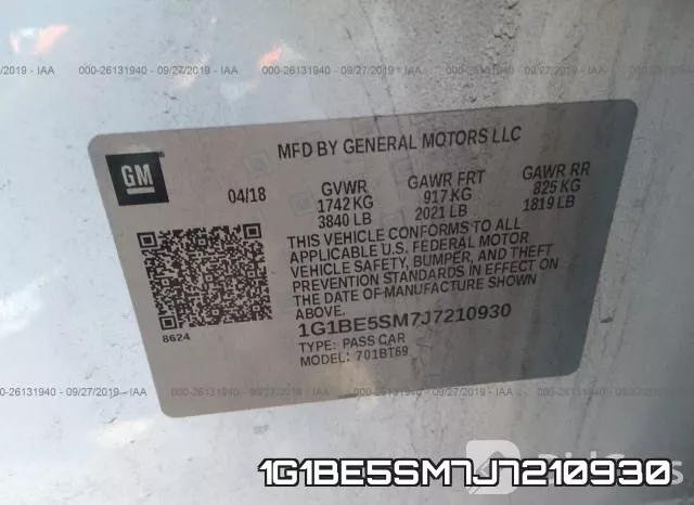 1G1BE5SM7J7210930 фото 10