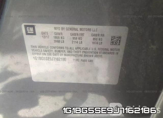 1G1BG5SE9J7162186 фото 10
