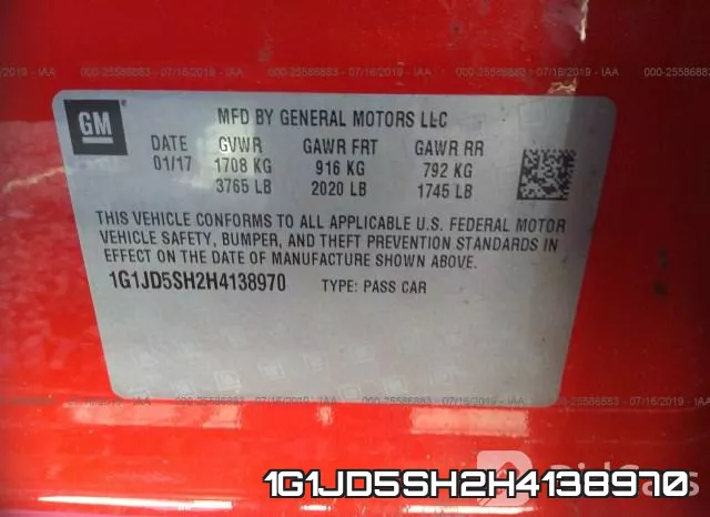 1G1JD5SH2H4138970 фото 9