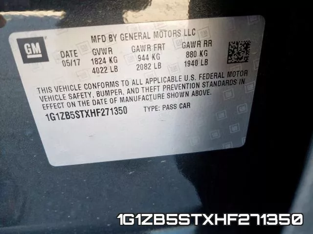 1G1ZB5STXHF271350 фото 2