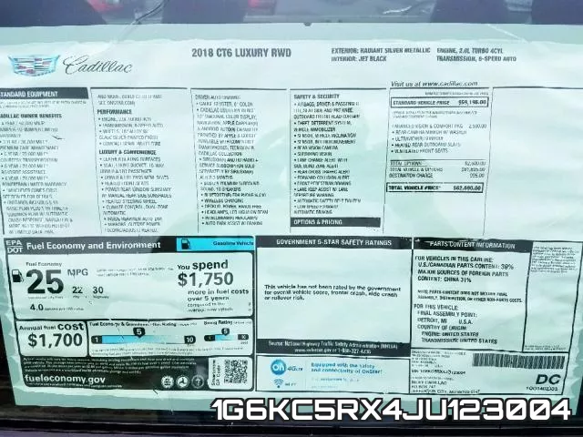 1G6KC5RX4JU123004 фото 10
