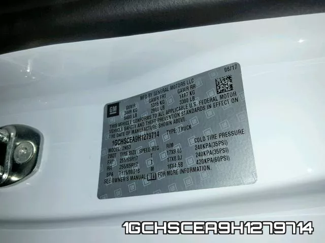 1GCHSCEA9H1279714 фото 2