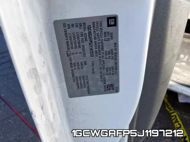 1GCWGAFP5J1197212 фото 2