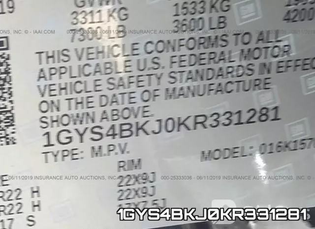 1GYS4BKJ0KR331281 фото 10