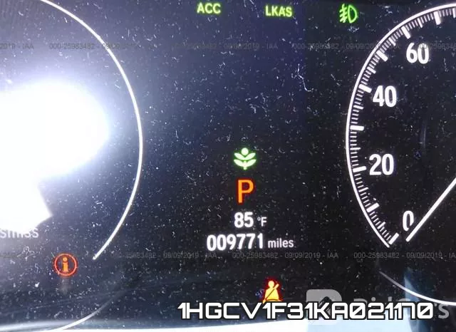 1HGCV1F31KA021170 фото 8