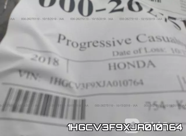 1HGCV3F9XJA010764 фото 10