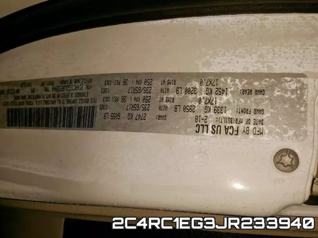 2C4RC1EG3JR233940 фото 2