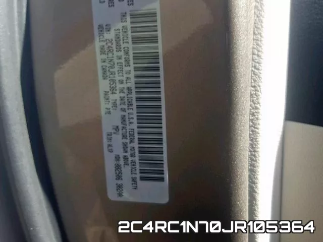 2C4RC1N70JR105364 фото 2