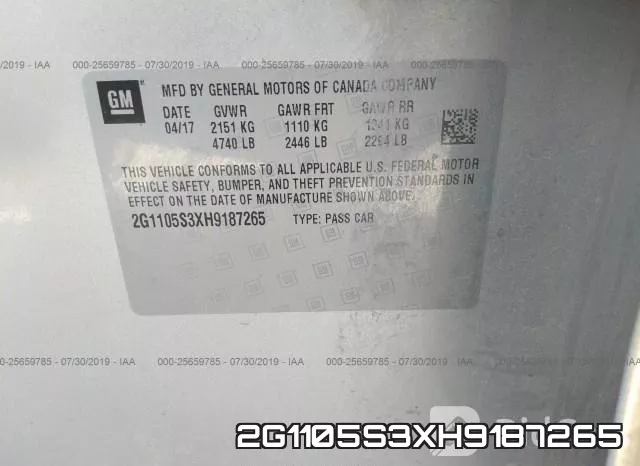 2G1105S3XH9187265 фото 10