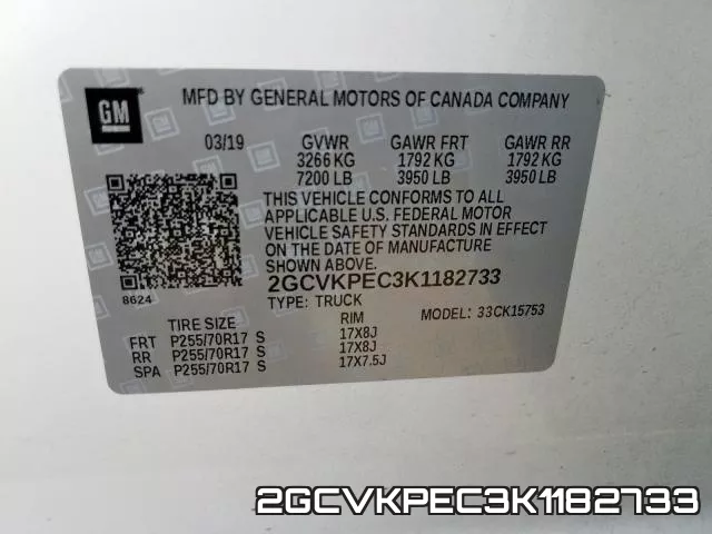 2GCVKPEC3K1182733 фото 2