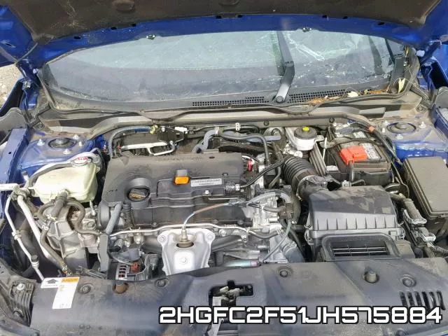 2HGFC2F51JH575884 фото 8