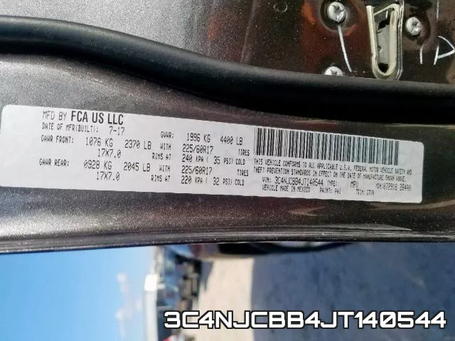 3C4NJCBB4JT140544 фото 2