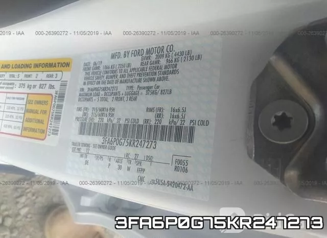 3FA6P0G75KR247273 фото 10