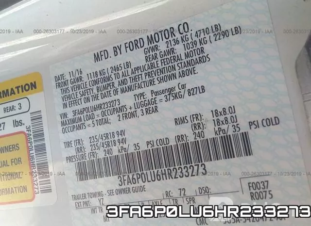 3FA6P0LU6HR233273 фото 8