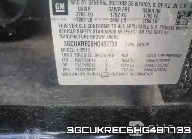 3GCUKREC6HG487733 фото 10