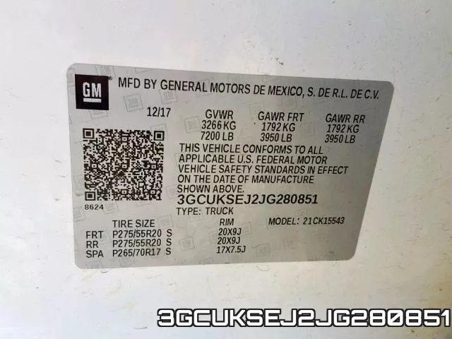 3GCUKSEJ2JG280851 фото 2