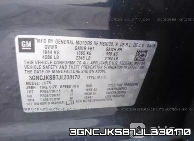 3GNCJKSB7JL330170 фото 10