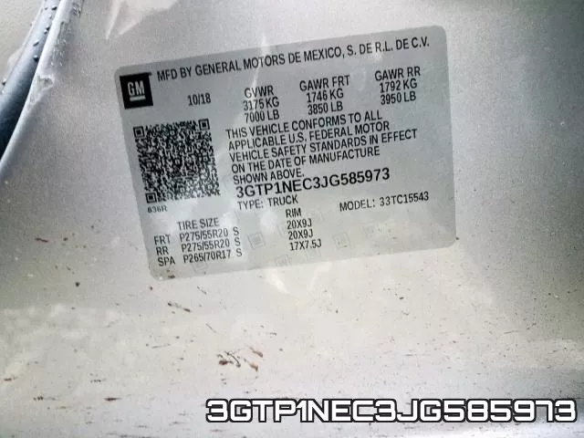 3GTP1NEC3JG585973 фото 2