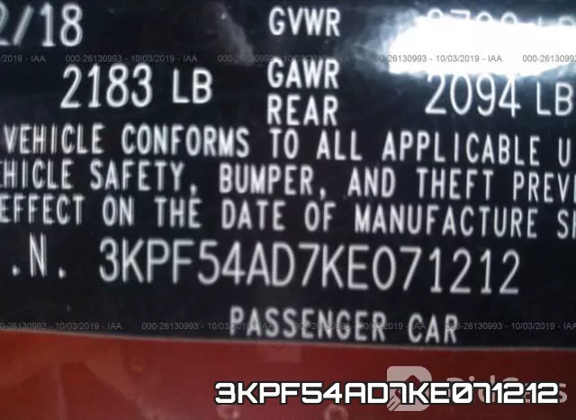 3KPF54AD7KE071212 фото 7