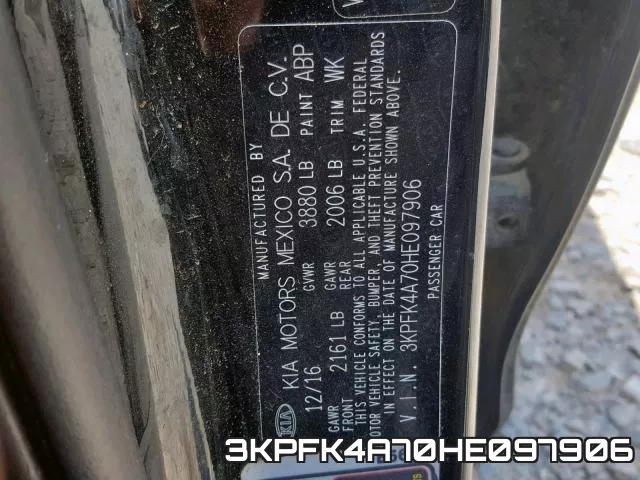 3KPFK4A70HE097906 фото 2