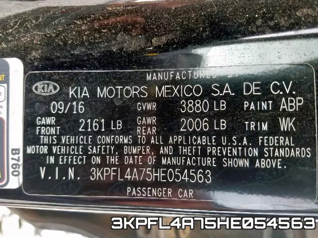 3KPFL4A75HE054563 фото 2