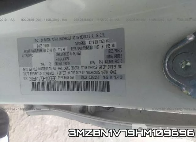 3MZBN1V79HM109696 фото 10