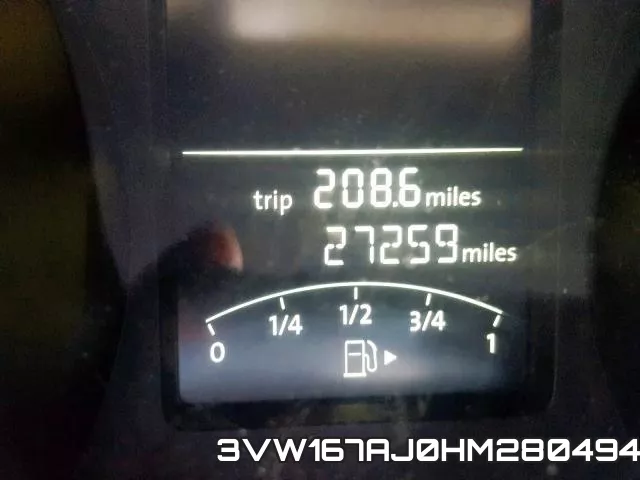 3VW167AJ0HM280494 фото 9