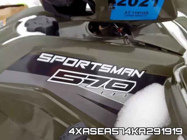 4XASEA574KA291919 фото 10