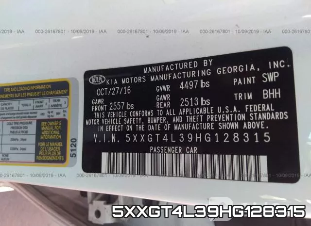 5XXGT4L39HG128315 фото 10