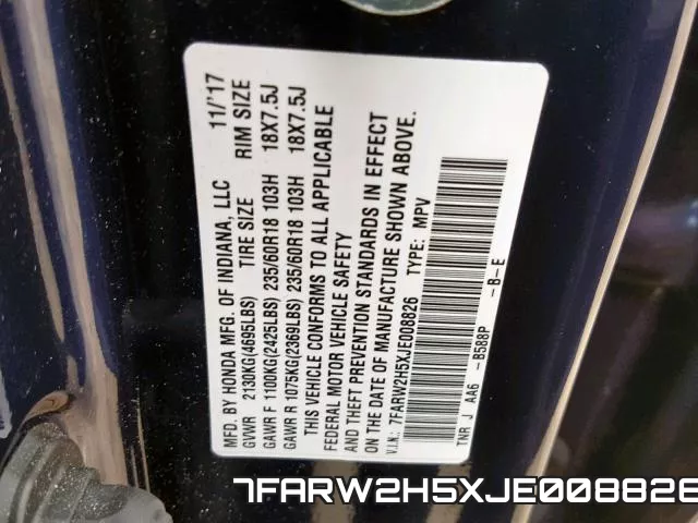 7FARW2H5XJE008826 фото 2