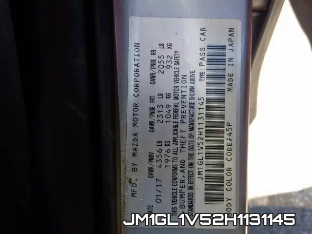 JM1GL1V52H1131145 фото 2