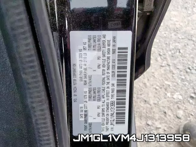 JM1GL1VM4J1313958 фото 2