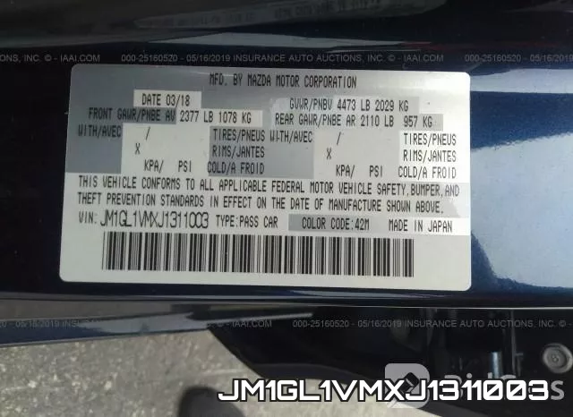 JM1GL1VMXJ1311003 фото 10