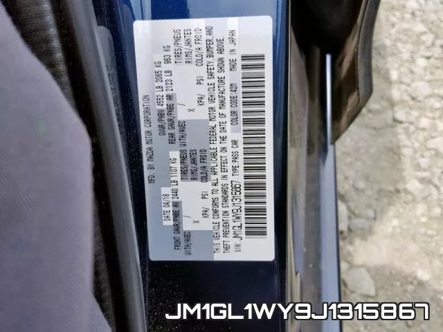 JM1GL1WY9J1315867 фото 2