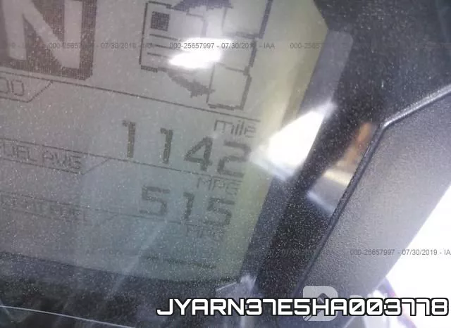 JYARN37E5HA003778 фото 8