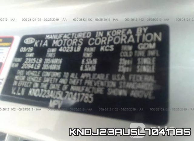 KNDJ23AU5L7041785 фото 10