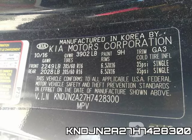 KNDJN2A27H7428300 фото 10