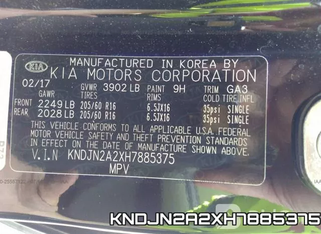 KNDJN2A2XH7885375 фото 10