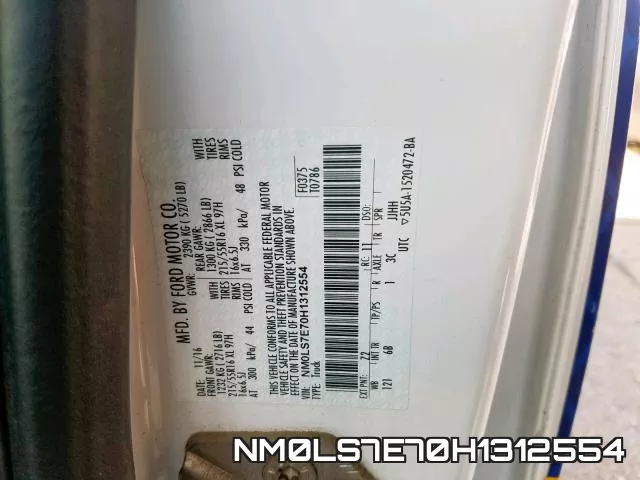 NM0LS7E70H1312554 фото 2