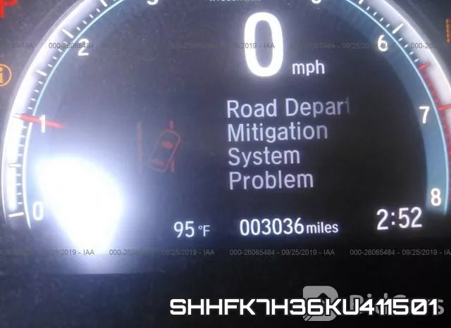 SHHFK7H36KU411501 фото 8