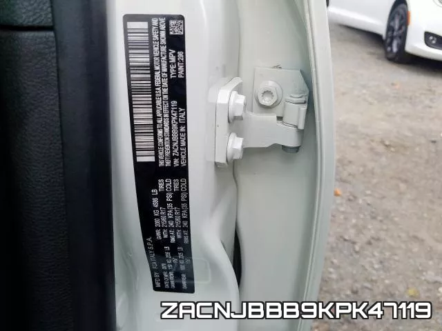 ZACNJBBB9KPK47119 фото 2