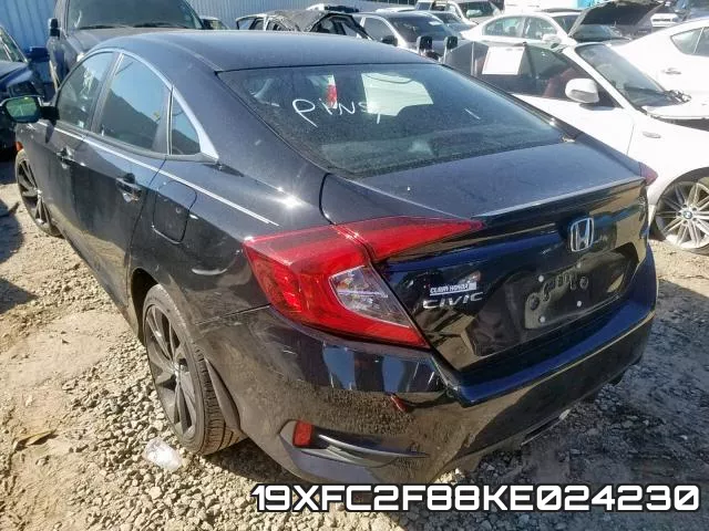 19XFC2F88KE024230 фото 4