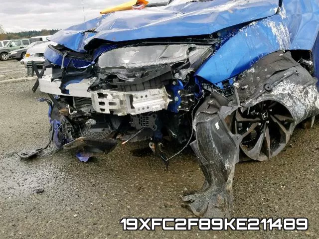 19XFC2F89KE211489 фото 9