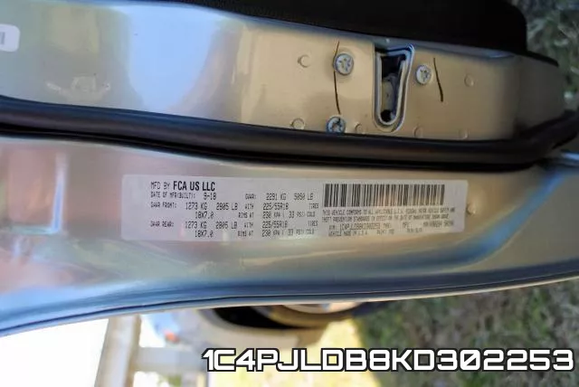 1C4PJLDB8KD302253 фото 2
