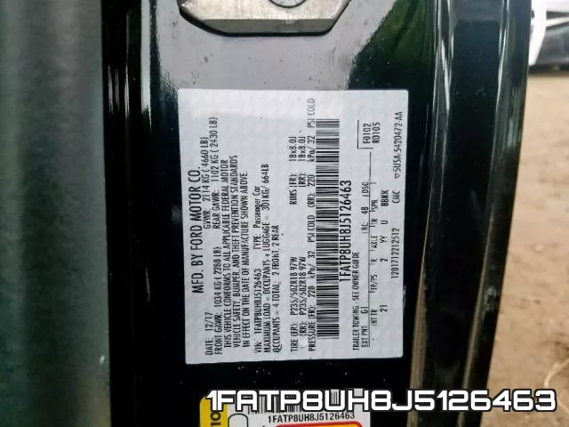 1FATP8UH8J5126463 фото 2