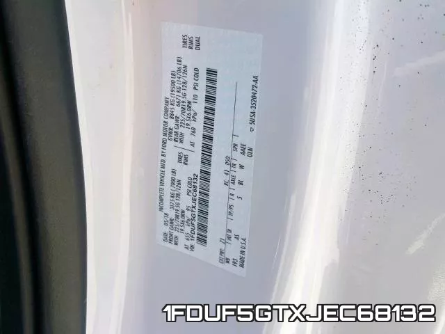 1FDUF5GTXJEC68132 фото 2