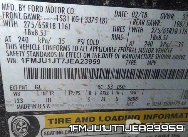 1FMJU1JT7JEA23959 фото 10