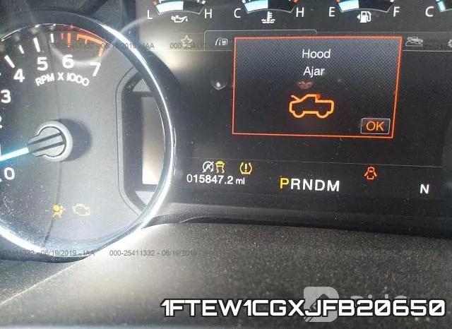 1FTEW1CGXJFB20650 фото 8