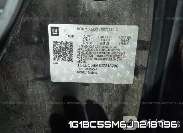 1G1BC5SM6J7218796 фото 10