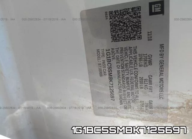 1G1BC5SM8K7125697 фото 9